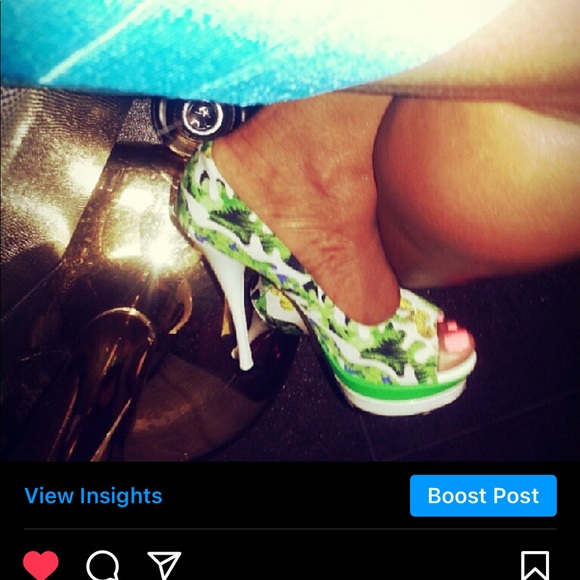 Versace fabric peep toe - Picture 2 of 4